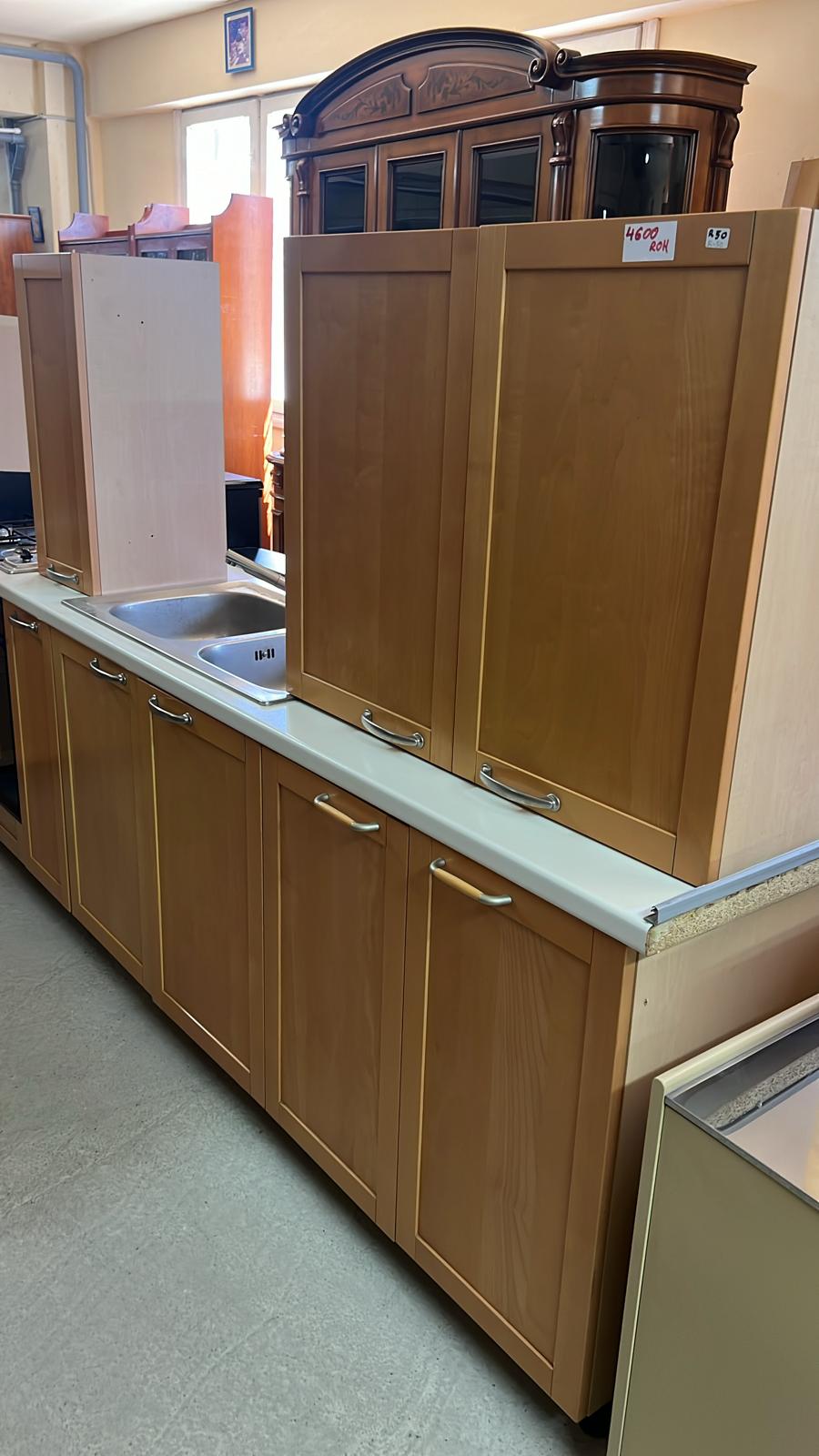 Bucătărie in lemn sh de calitate italiană completă cu electrocasnice R-50 - imagine 4