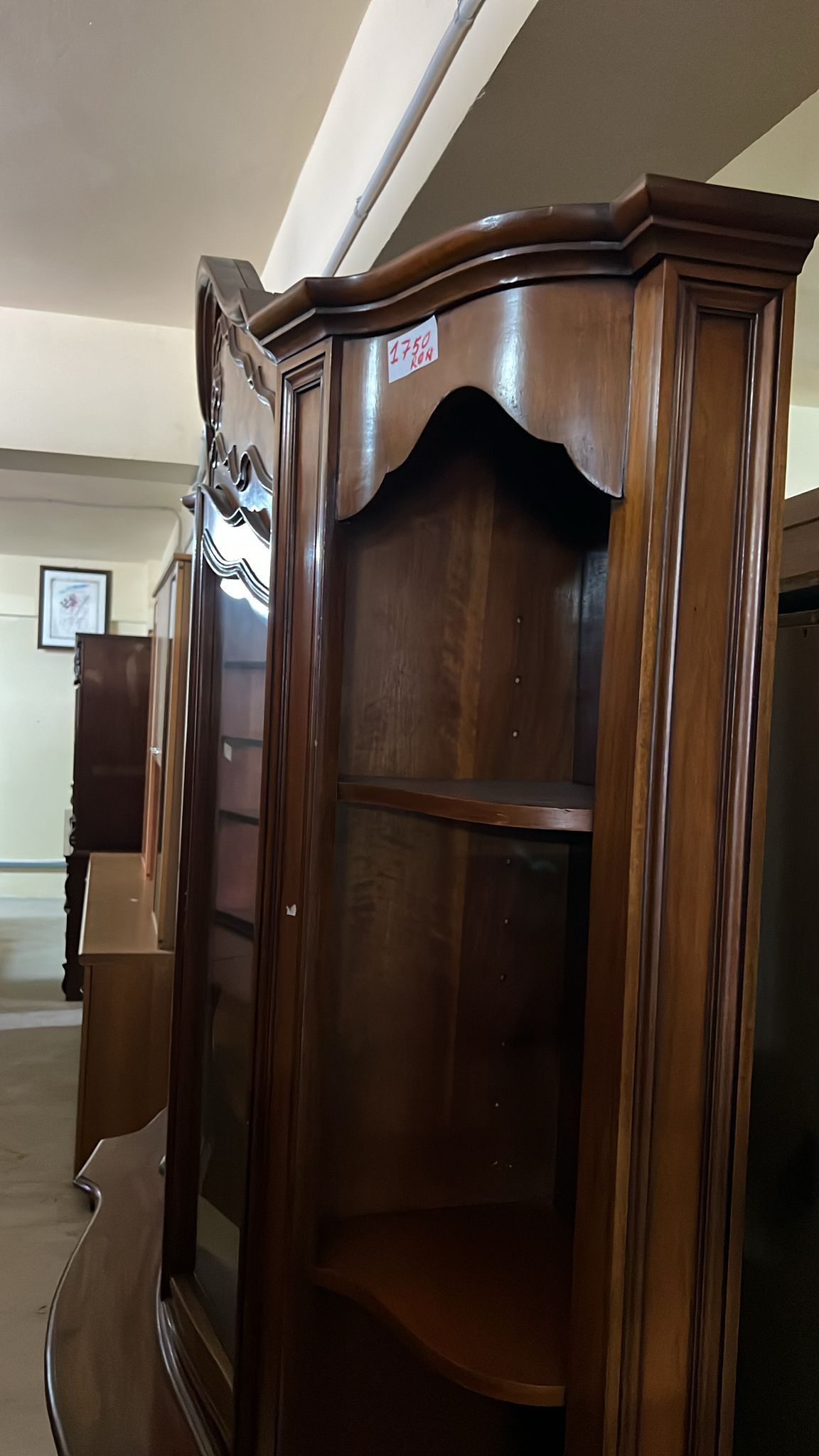 Vitrina clasică lemn sh de calitate italiană R-136 - imagine 6