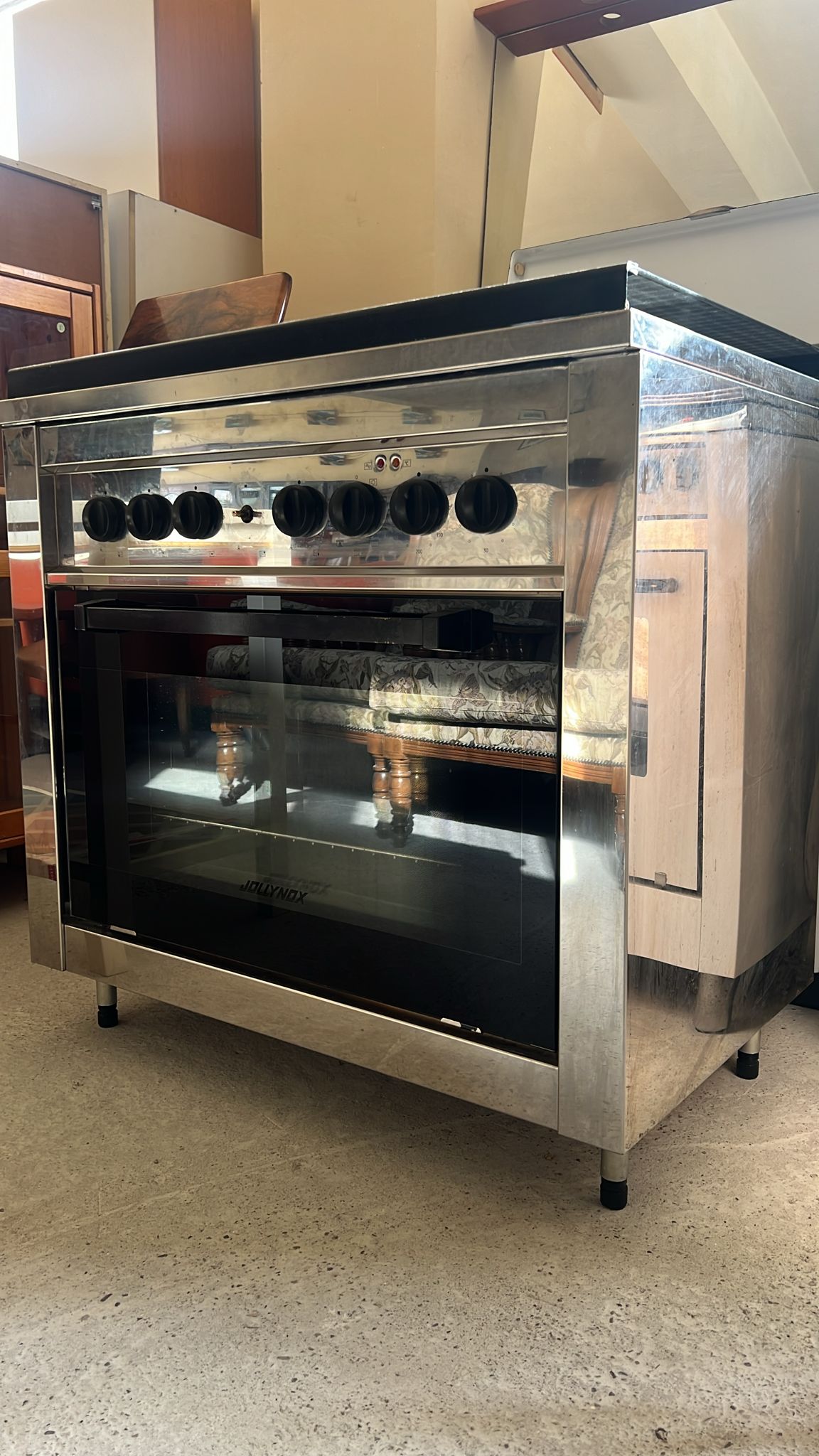 Aragaz inox cu cuptor incorporat 90 cm R-720 - imagine 4