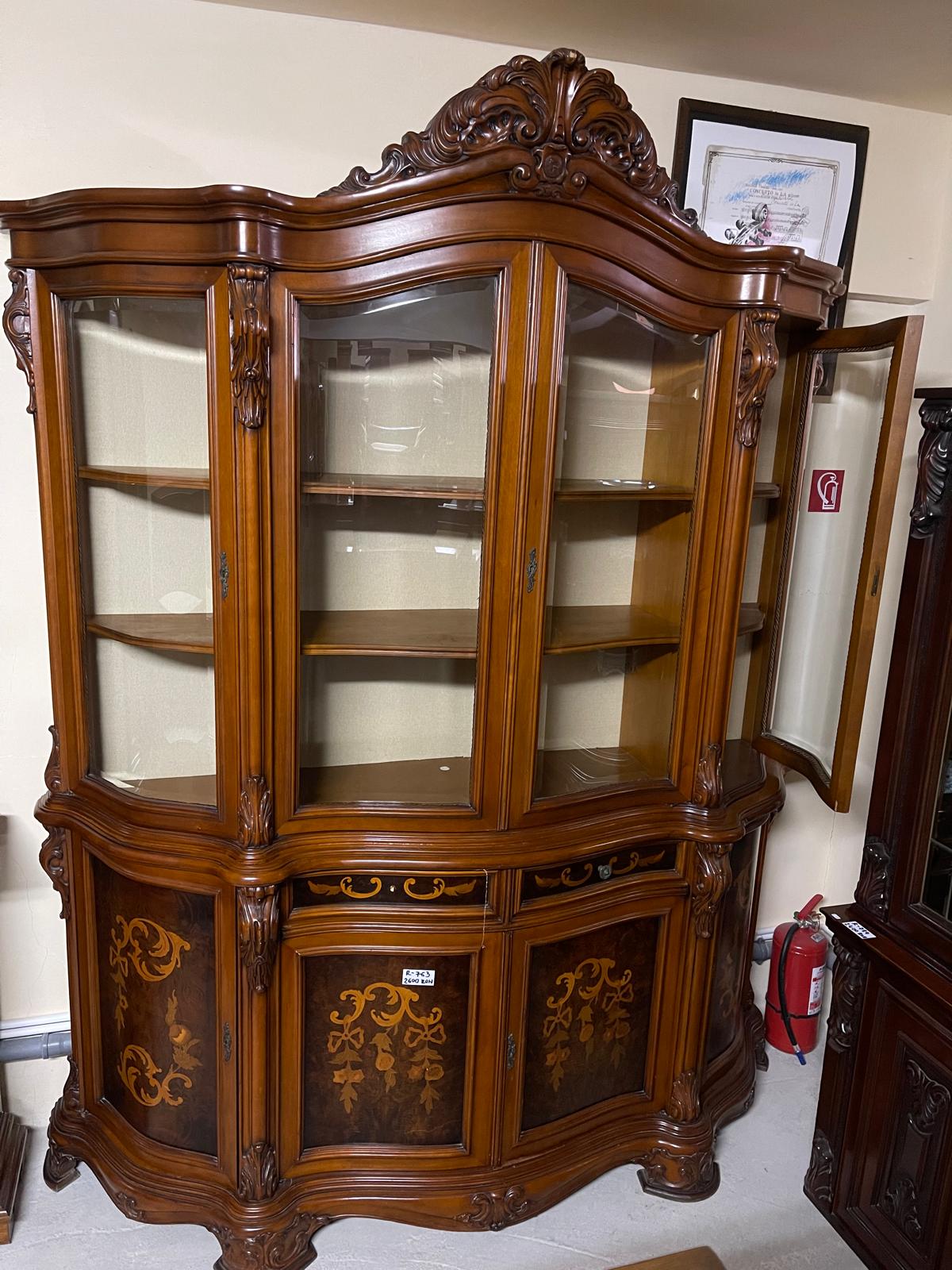 Vitrină clasică bufet mobila living made in italy R-763