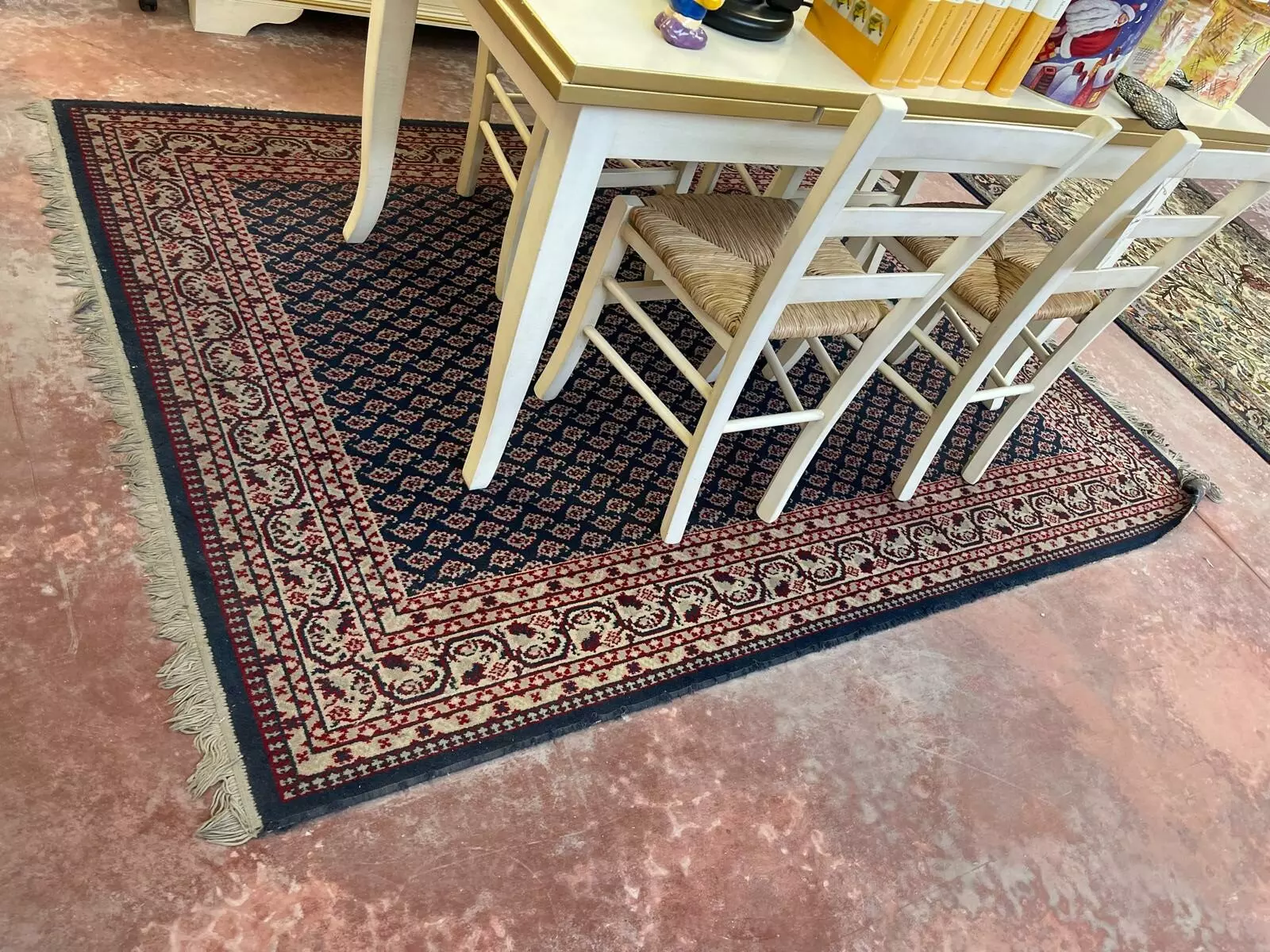 Sufragerie completă colecție Capri Gold cu vitrină, masă și scaune, made in italy R-912 - imagine 6