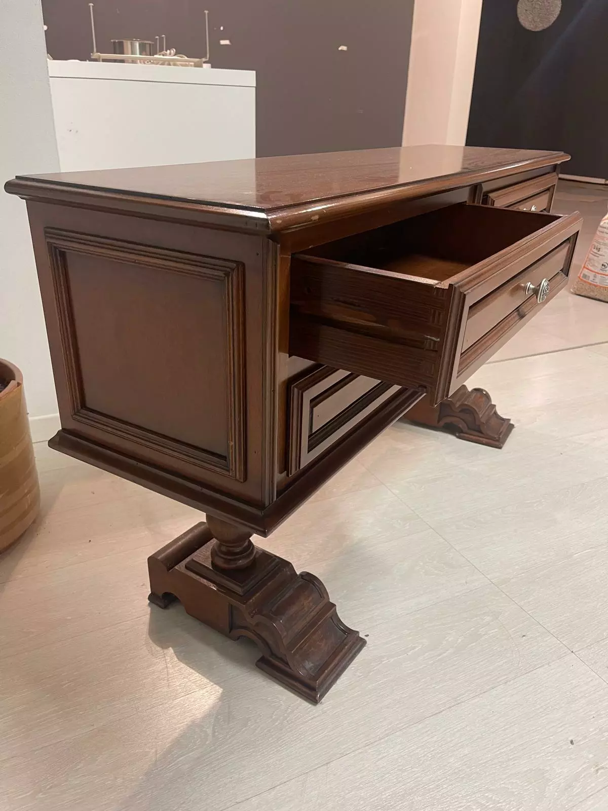 Consolă masivă din lemn masiv made in italy R-887 - imagine 2