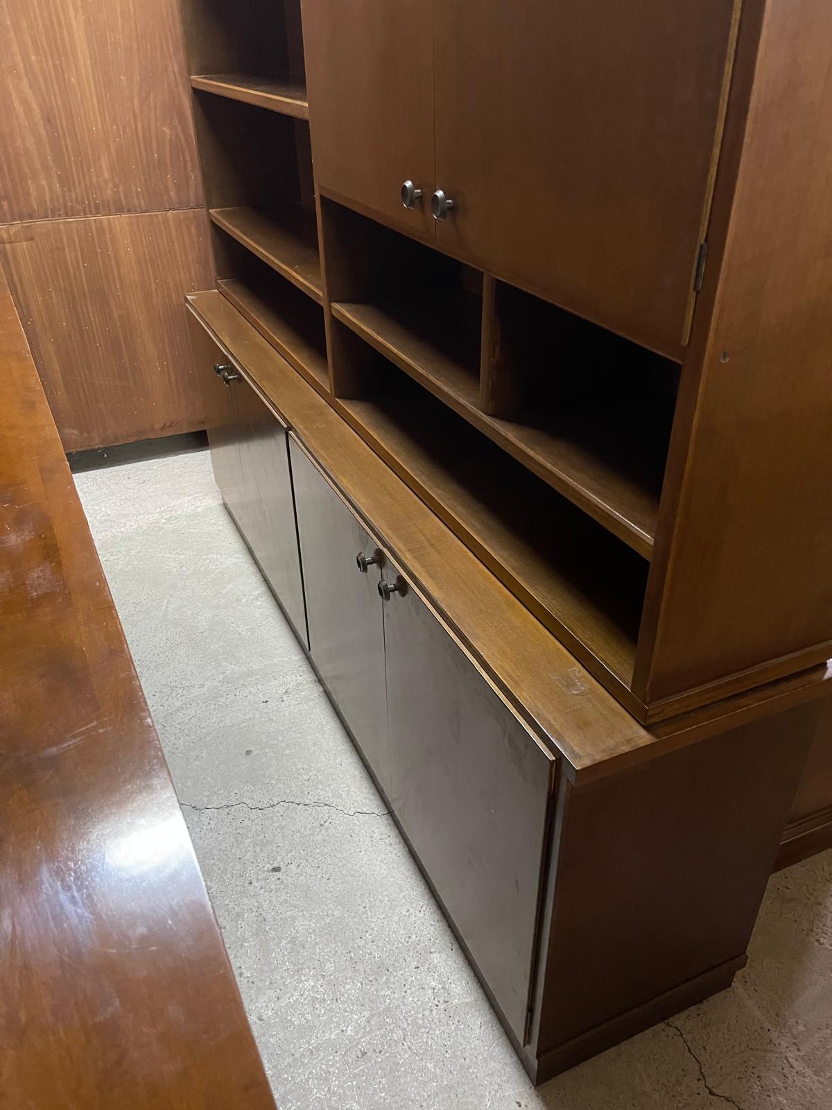 Bibliotecă din lemn de nuc made in italy R-950 - imagine 3