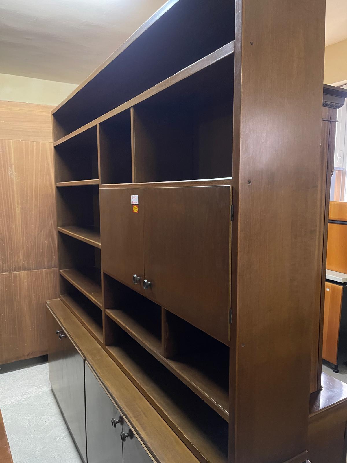 Bibliotecă din lemn de nuc made in italy R-950 - imagine 2