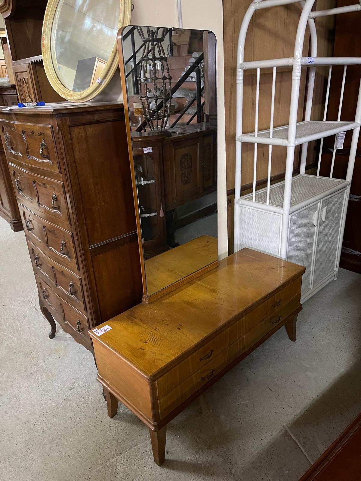 Comoda vintagej oasa cu oglinda made in italy R-752