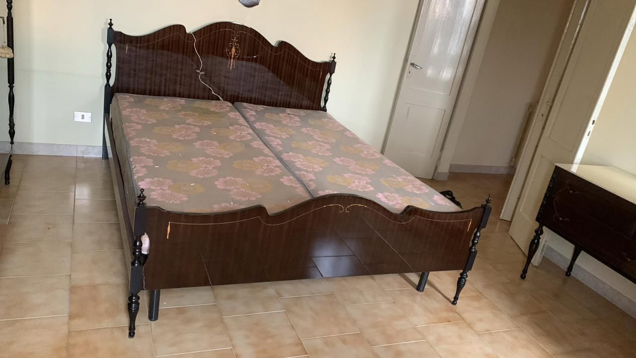 Dormitor Sifonier, comodă cu oglindă și cadru pat sh de calitate italiană S 3035 - imagine 3