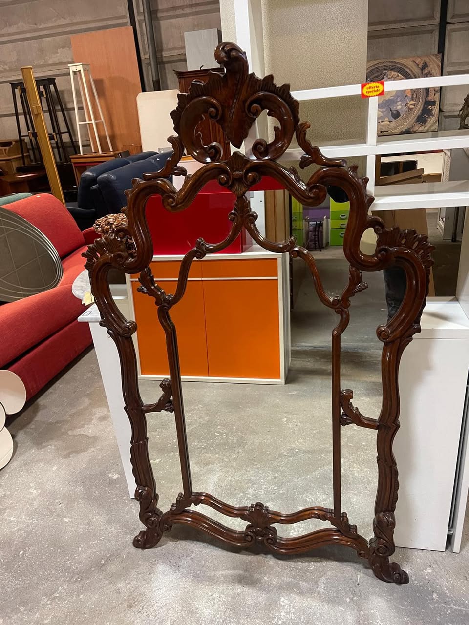 Consolă baroc cu oglindă sh de calitate italiană S3112 - imagine 4