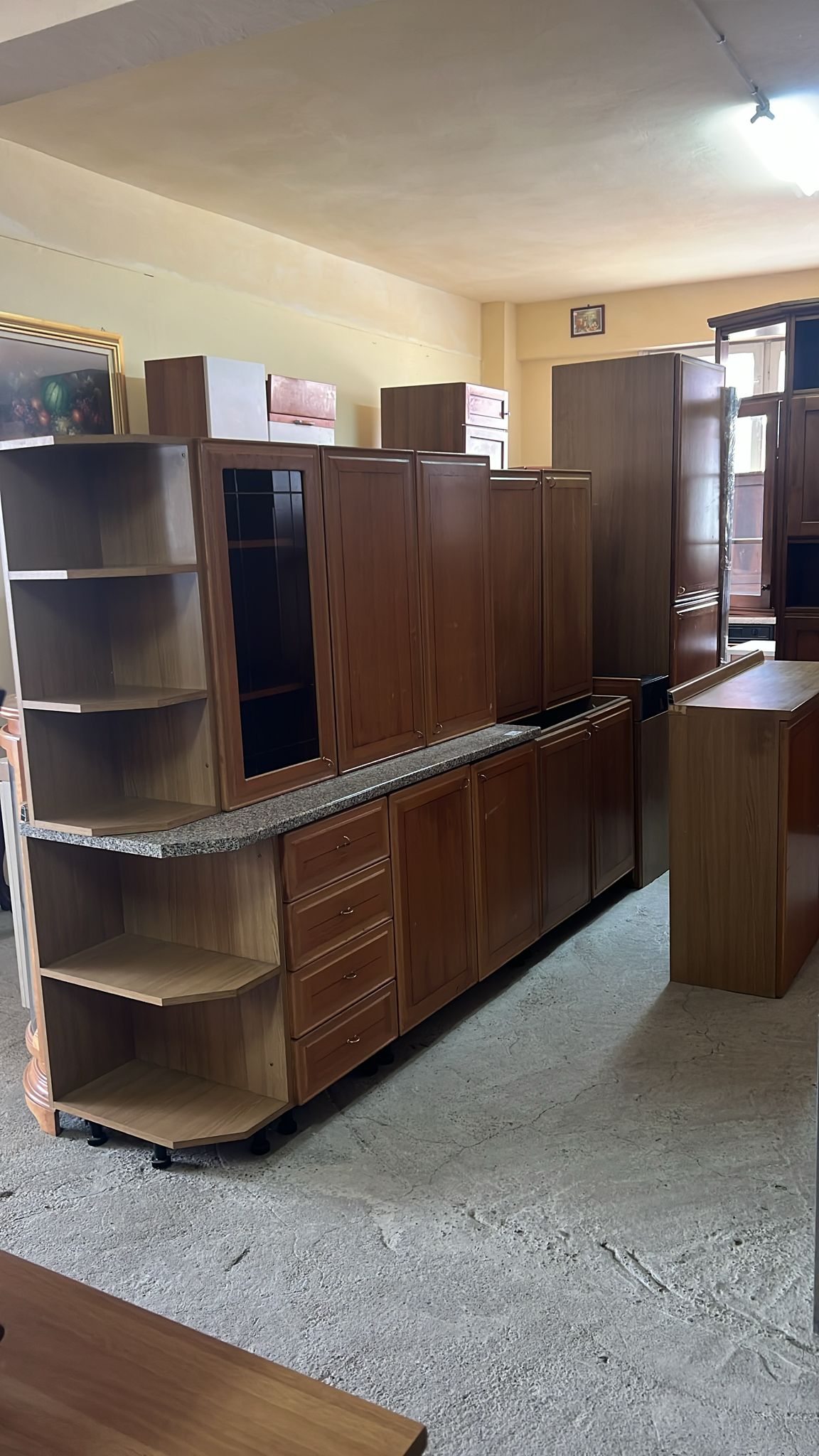 Bucătărie modulară din lemn sh de calitate italiană S 3171