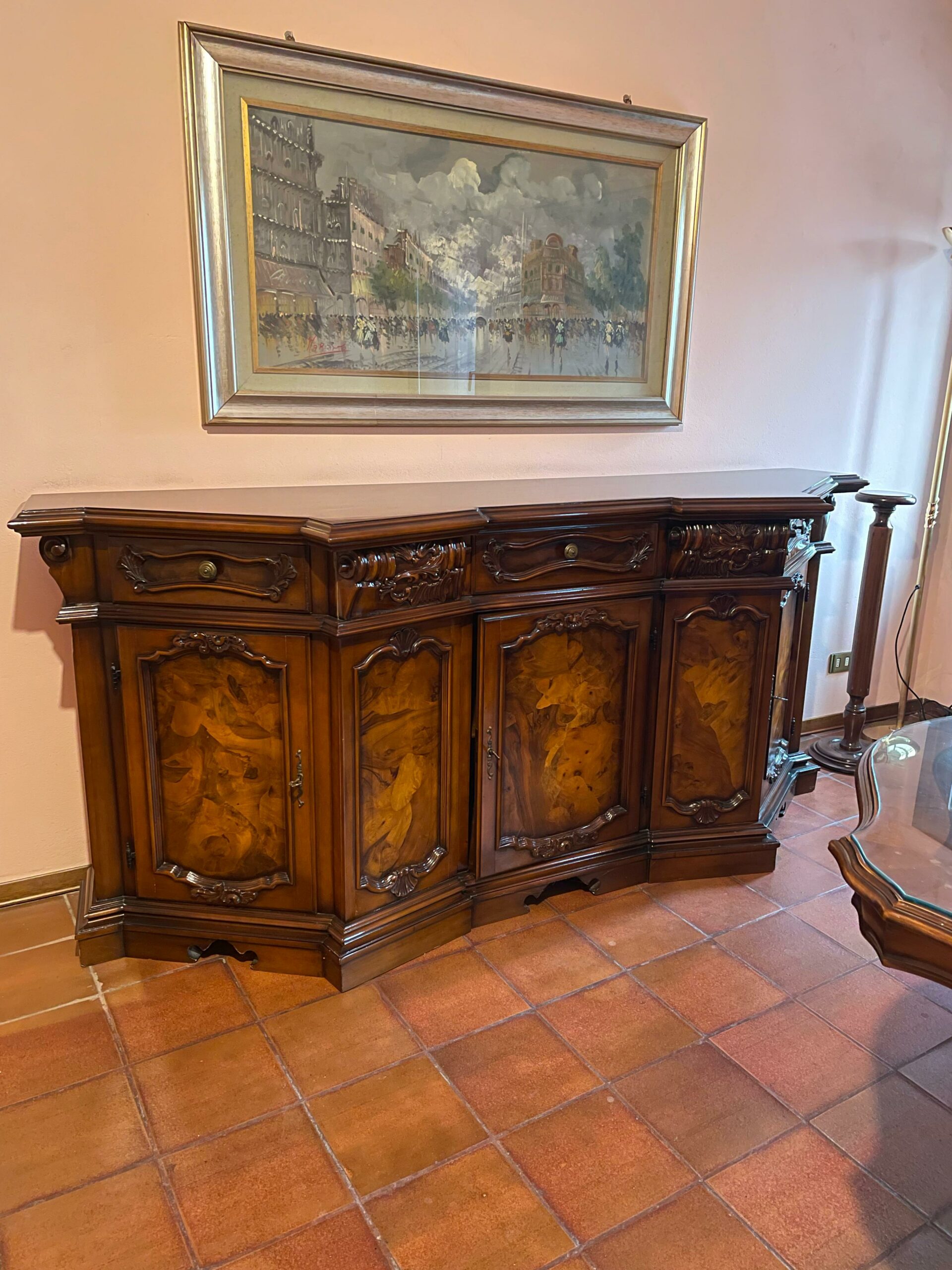 Bufet vintage din lemn S-3164 sh de calitate italiană