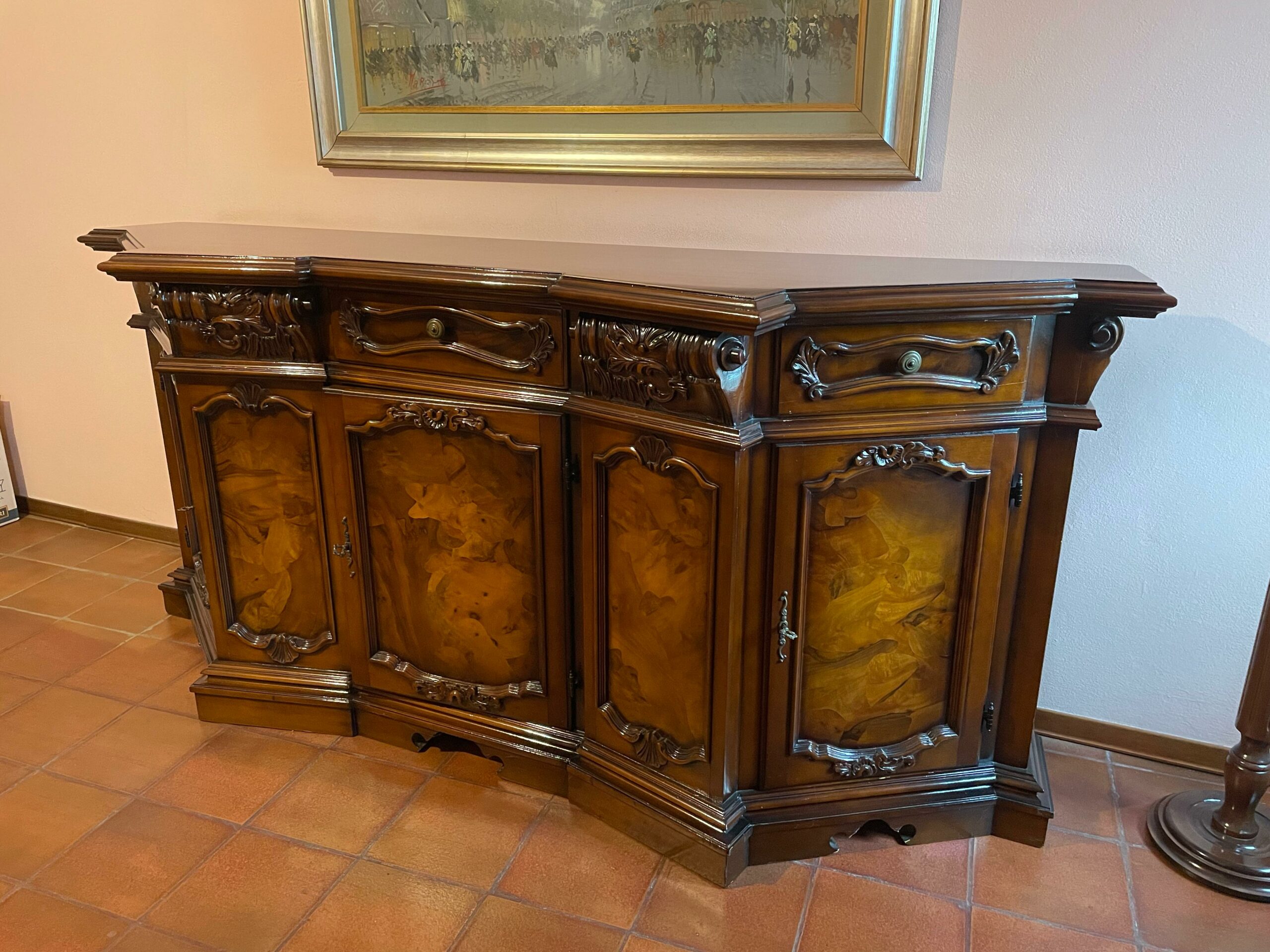 Bufet vintage din lemn S-3164 sh de calitate italiană - imagine 3