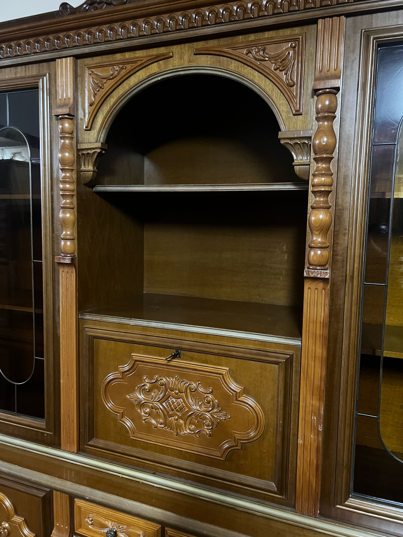 Bibliotecă din lemn masiv sh de calitate italiană S 3200 - imagine 4
