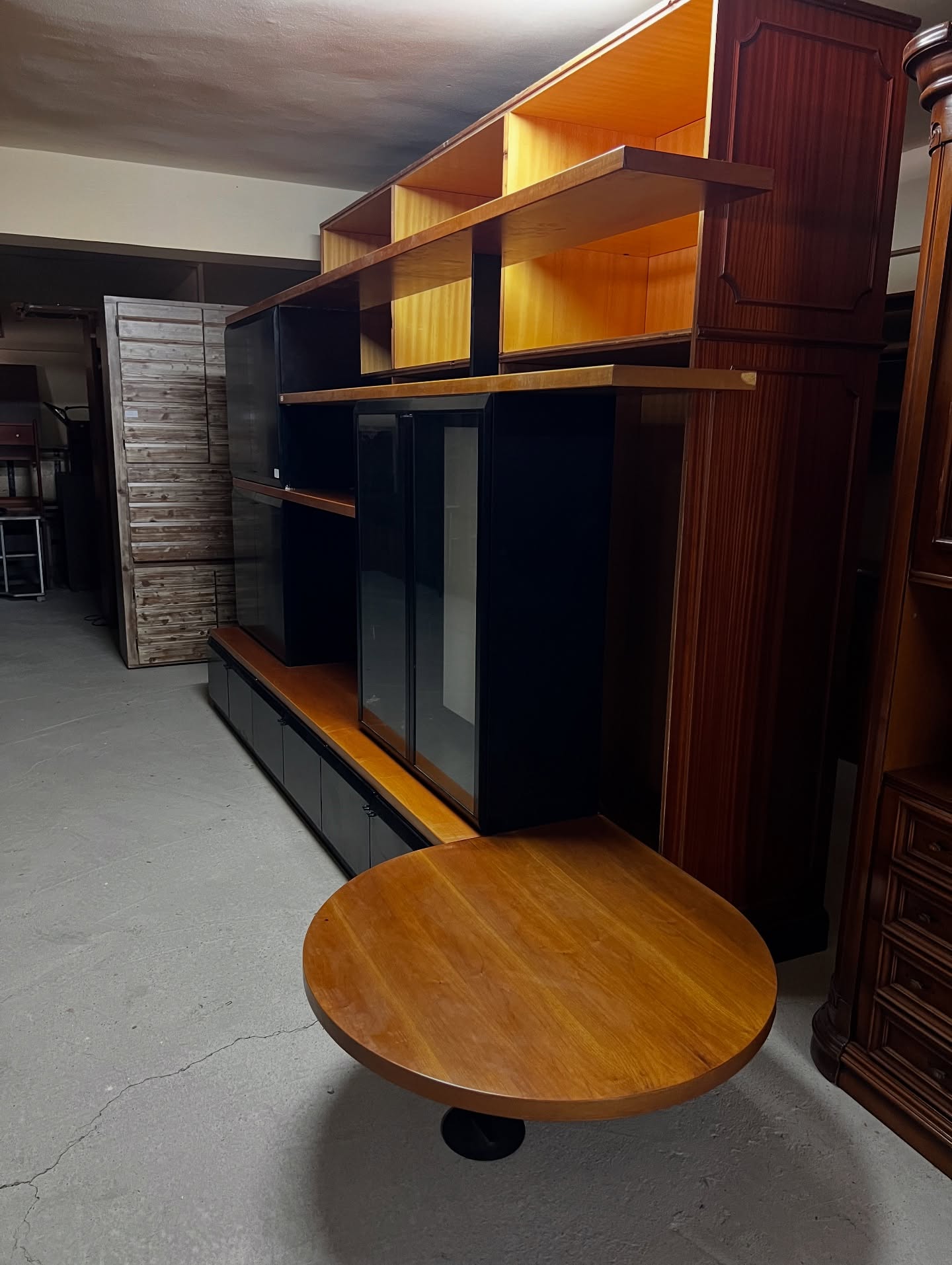 Mobilă living modulară cu masă integrată sh de calitate italiană S-3139 - imagine 8