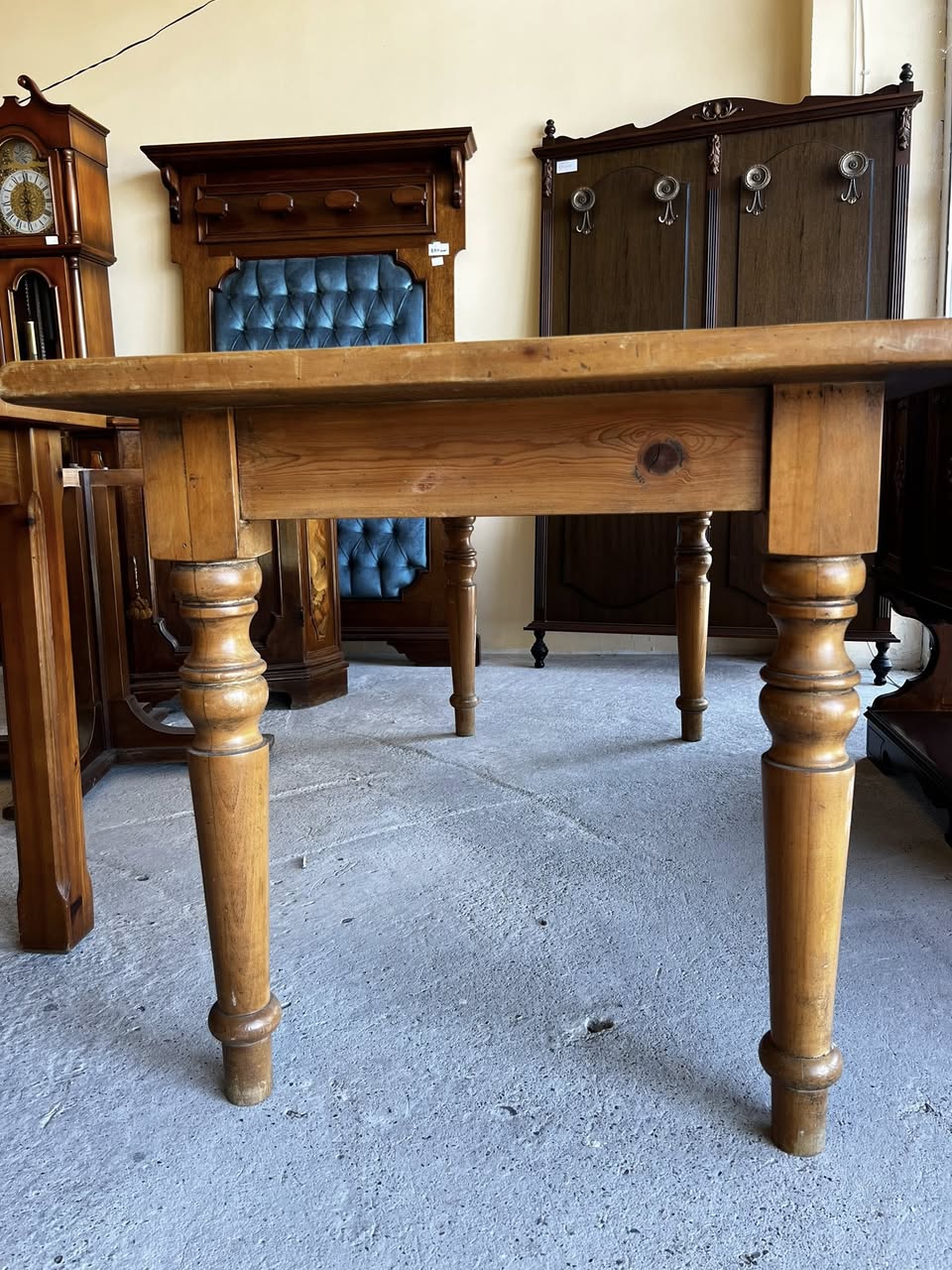 Masă din lemn masiv 180x85 cm sh de calitate italiană S 3898 - imagine 3