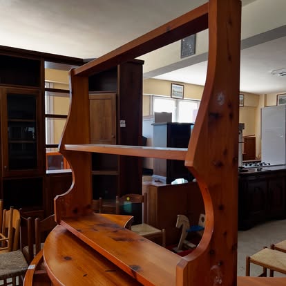 Bar vintage cu rafturi și 2 scaune S 3849 sh de calitate italiană - imagine 7
