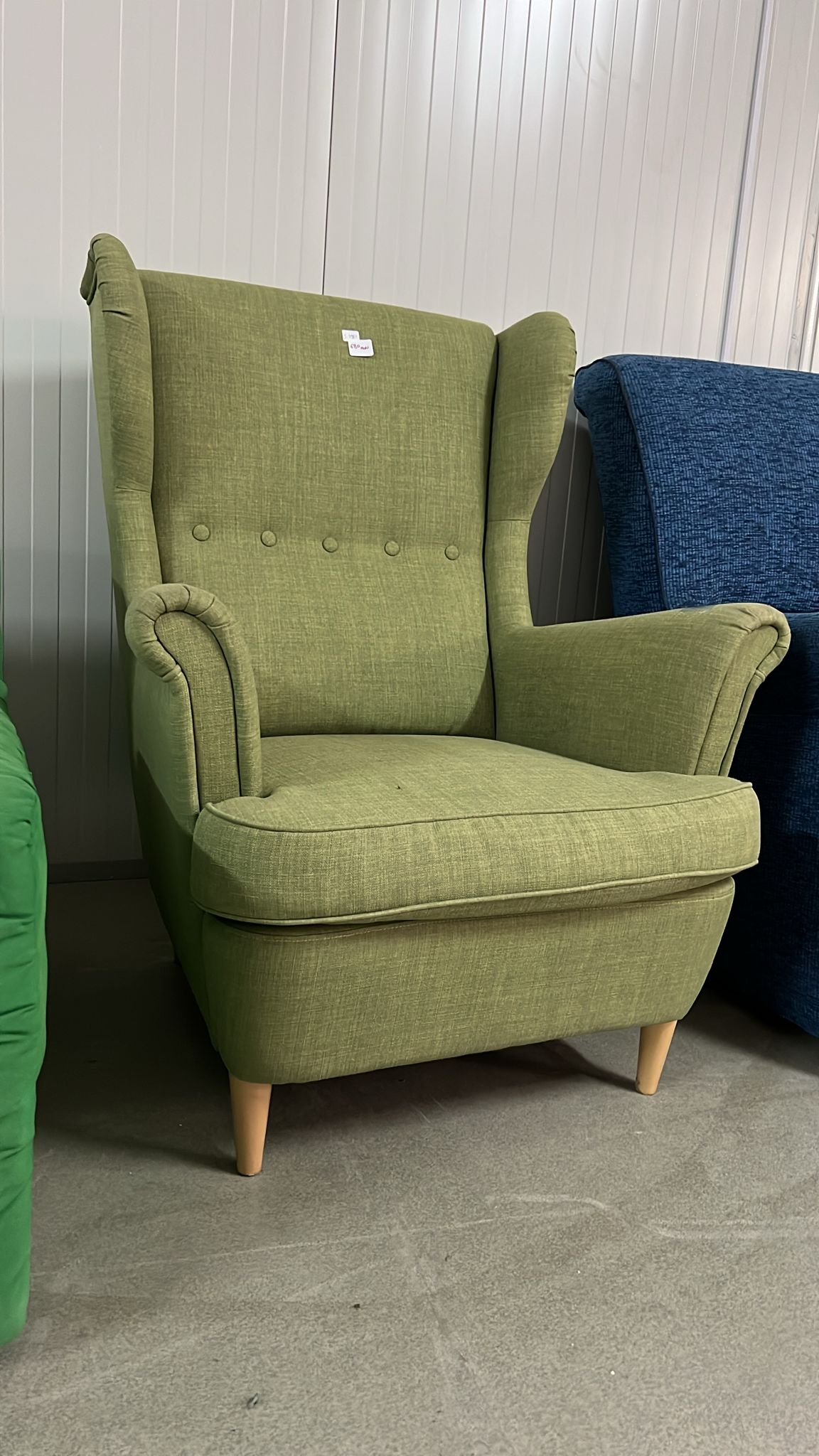 Fotoliu modern verde sh de calitate italiană S 3985