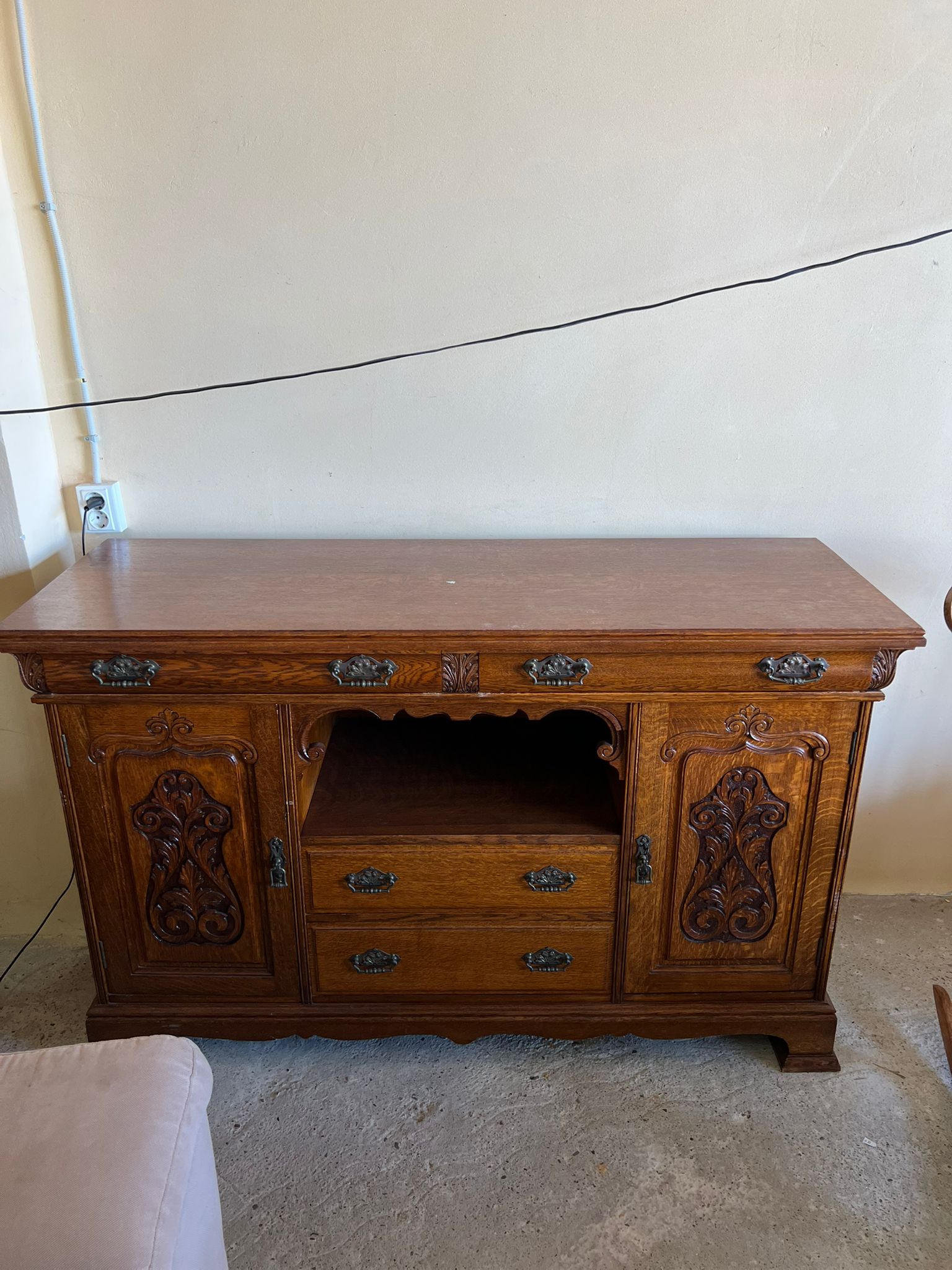 Comodă vintage din lemn masiv sh de calitate italiană C 254 - imagine 3