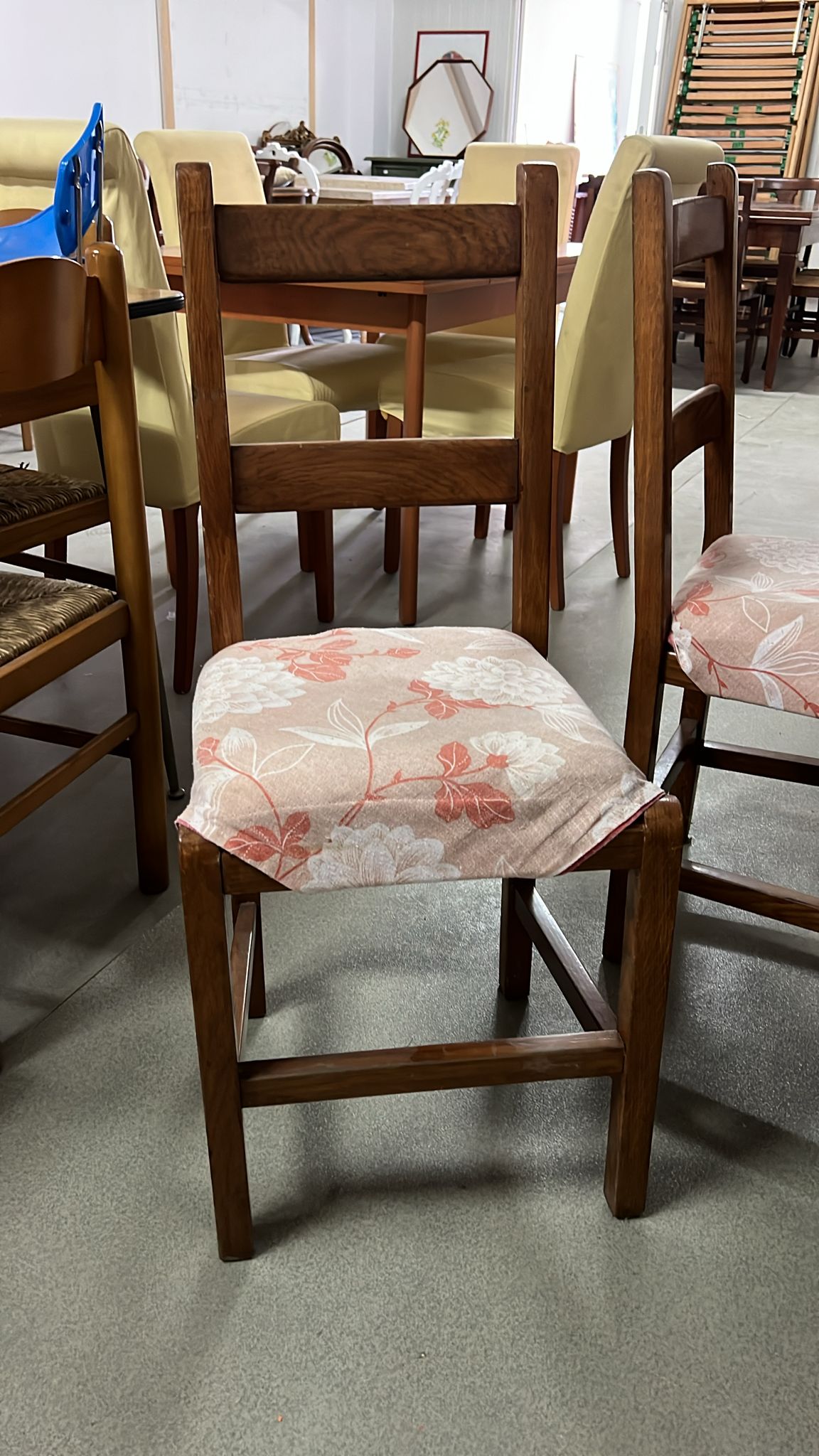 Set 5 Scaune rustice din lemn sh de calitate italiană S 3841