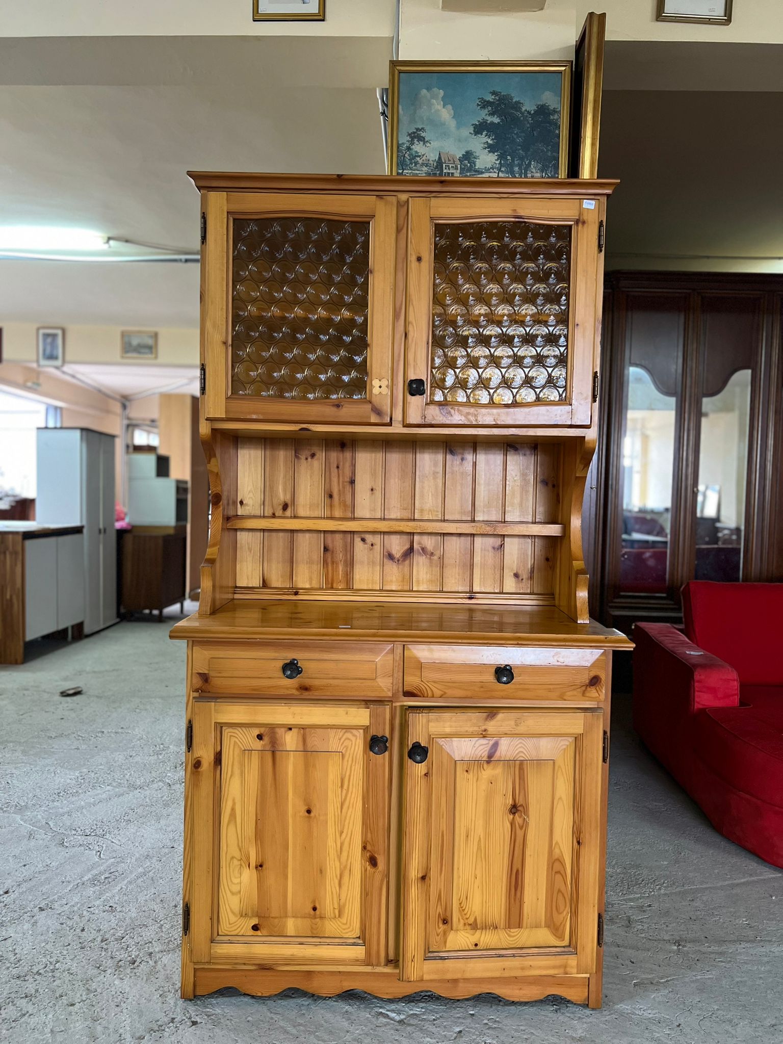 Bufet rustic din lemn masiv sh de calitate italiană S 4747