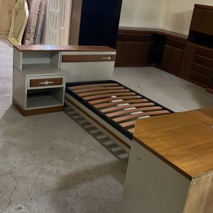 Set dormitor copii cu spații depozitare sh de calitate italiana S 4737