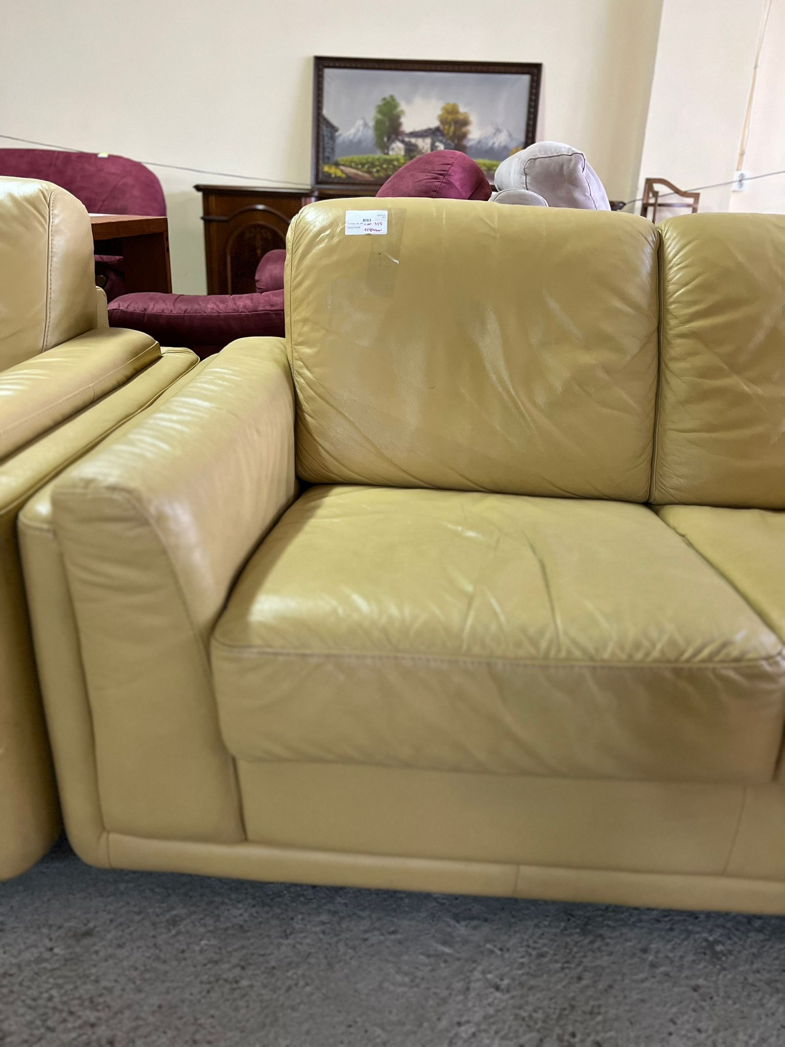 Canapea din piele naturală sh de calitate italiană 170 cm – S 353 - imagine 4