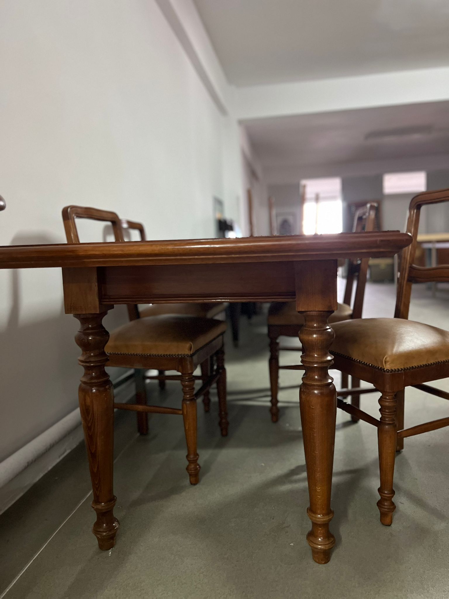 Masă din lemn masiv sh de calitate italiană S 1975 - imagine 7
