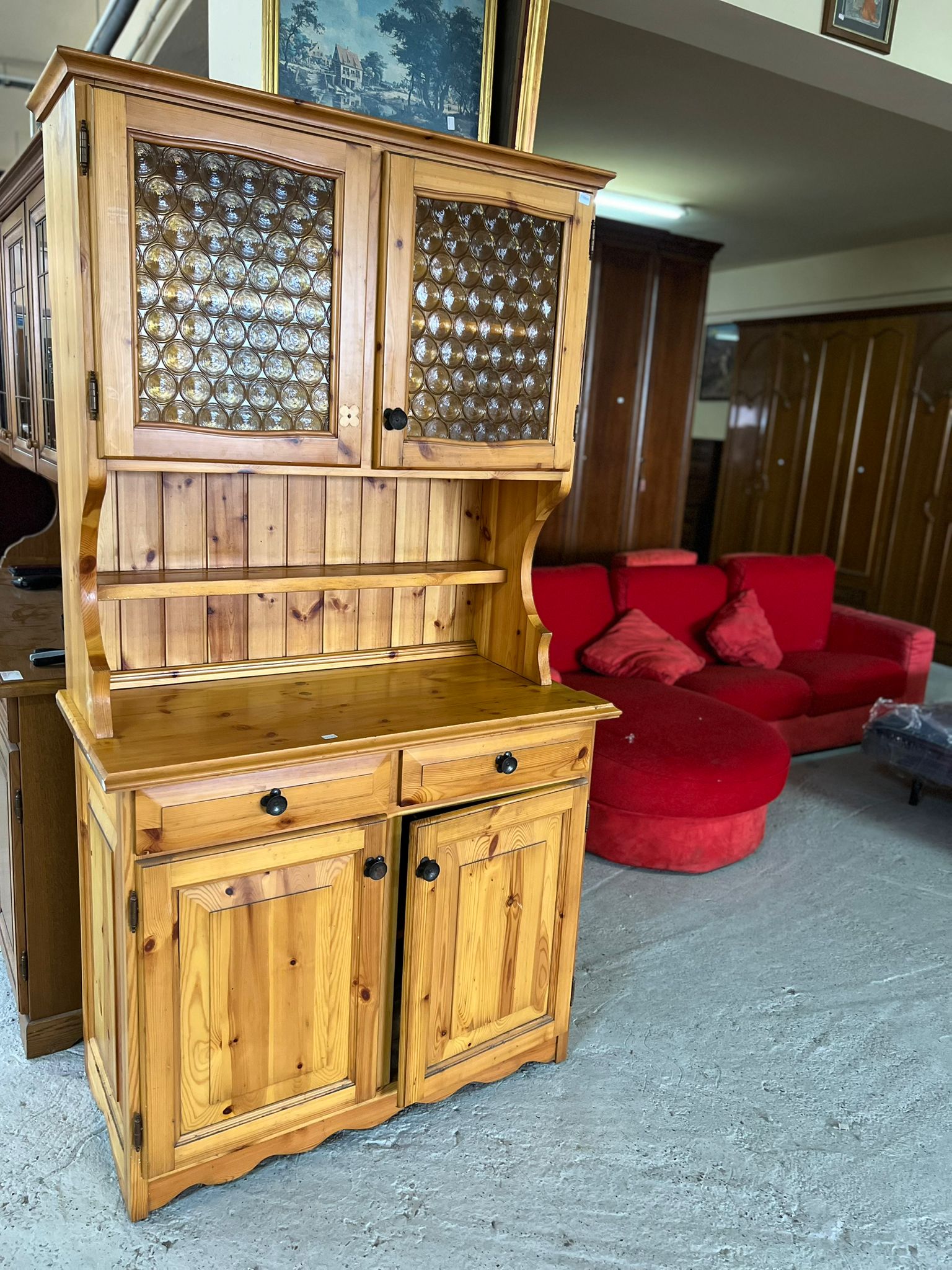 Bufet rustic din lemn masiv sh de calitate italiană S 4747 - imagine 3