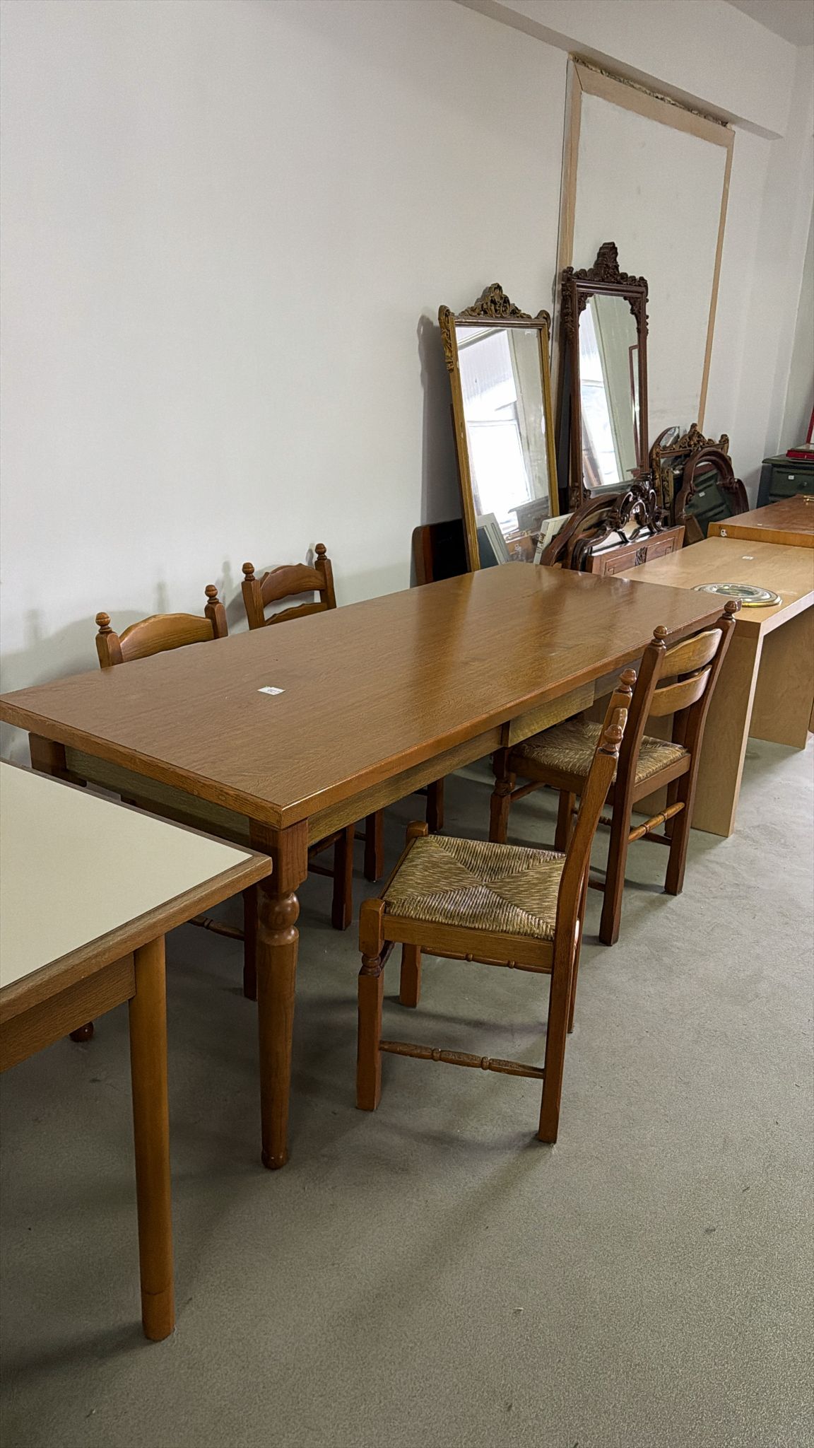 Set masă cu 4 scaune din lemn sh de calitate italiană S 4960