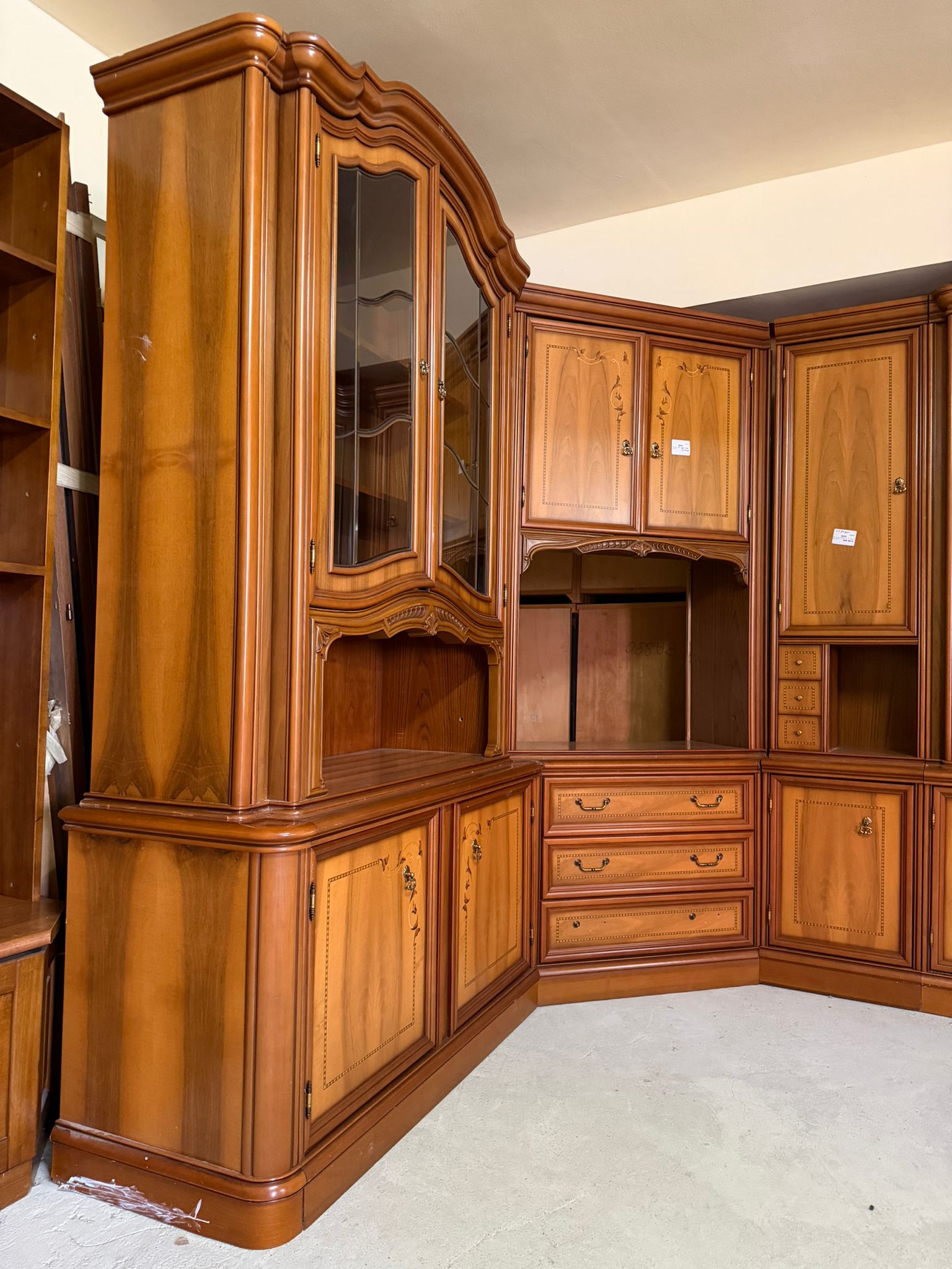 Mobilier living colț din lemn sh de calitate italiană Ad-49 - imagine 3