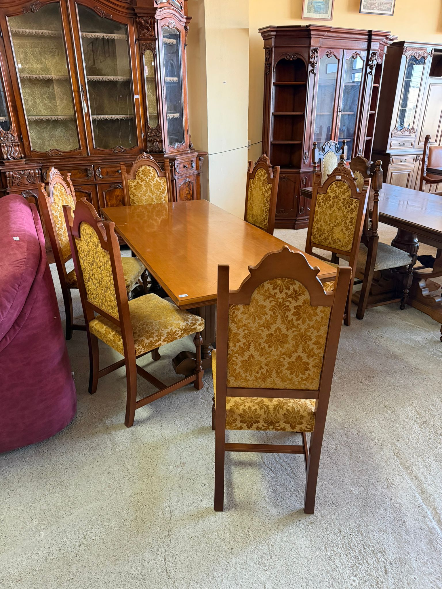 Set masă + 6 scaune sh de calitate italiană Ad-83 / Ad-42 - imagine 4