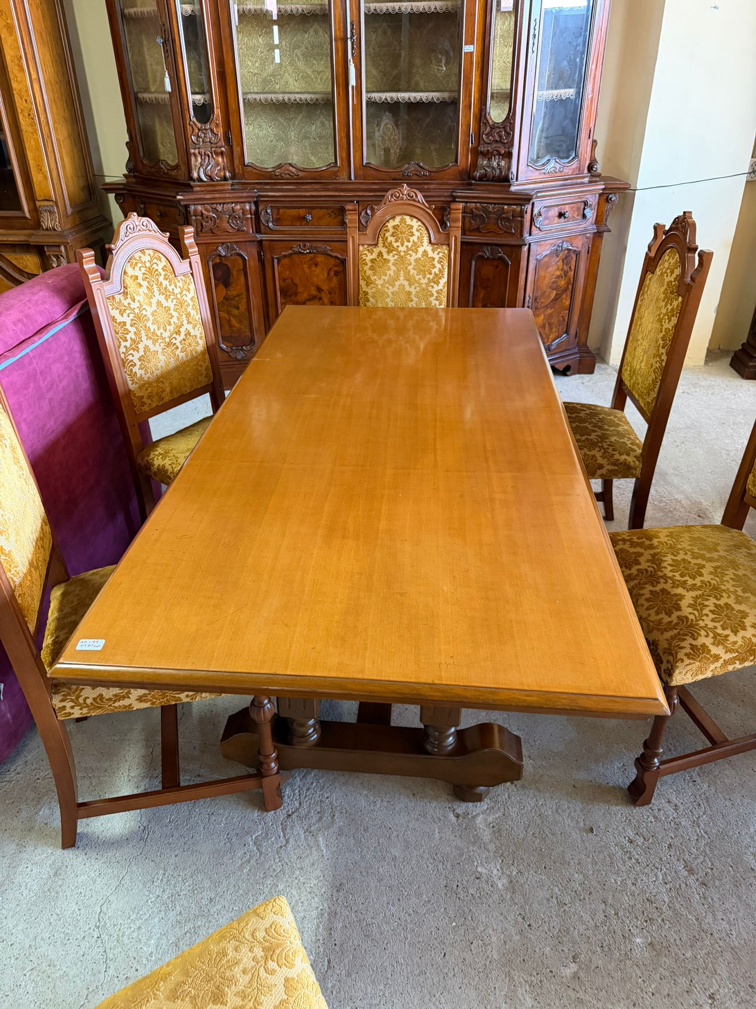 Set masă + 6 scaune sh de calitate italiană Ad-83 / Ad-42 - imagine 2