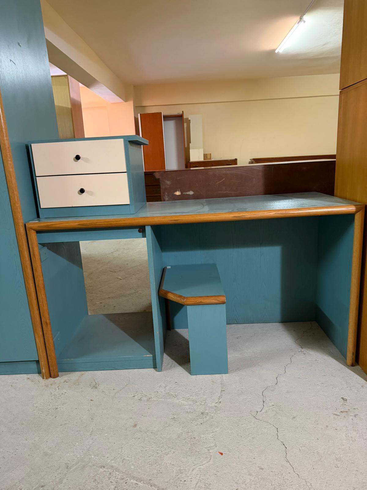 Birou modern din lemn masiv sh de calitate italiană S 4788 A - imagine 3