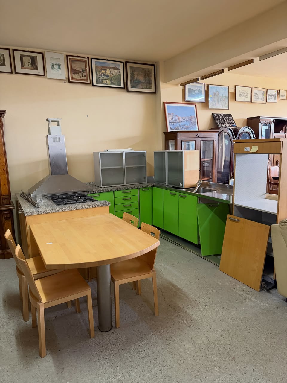 Bucătărie modernă cu blat de granit sh de calitate italiană 602/U
