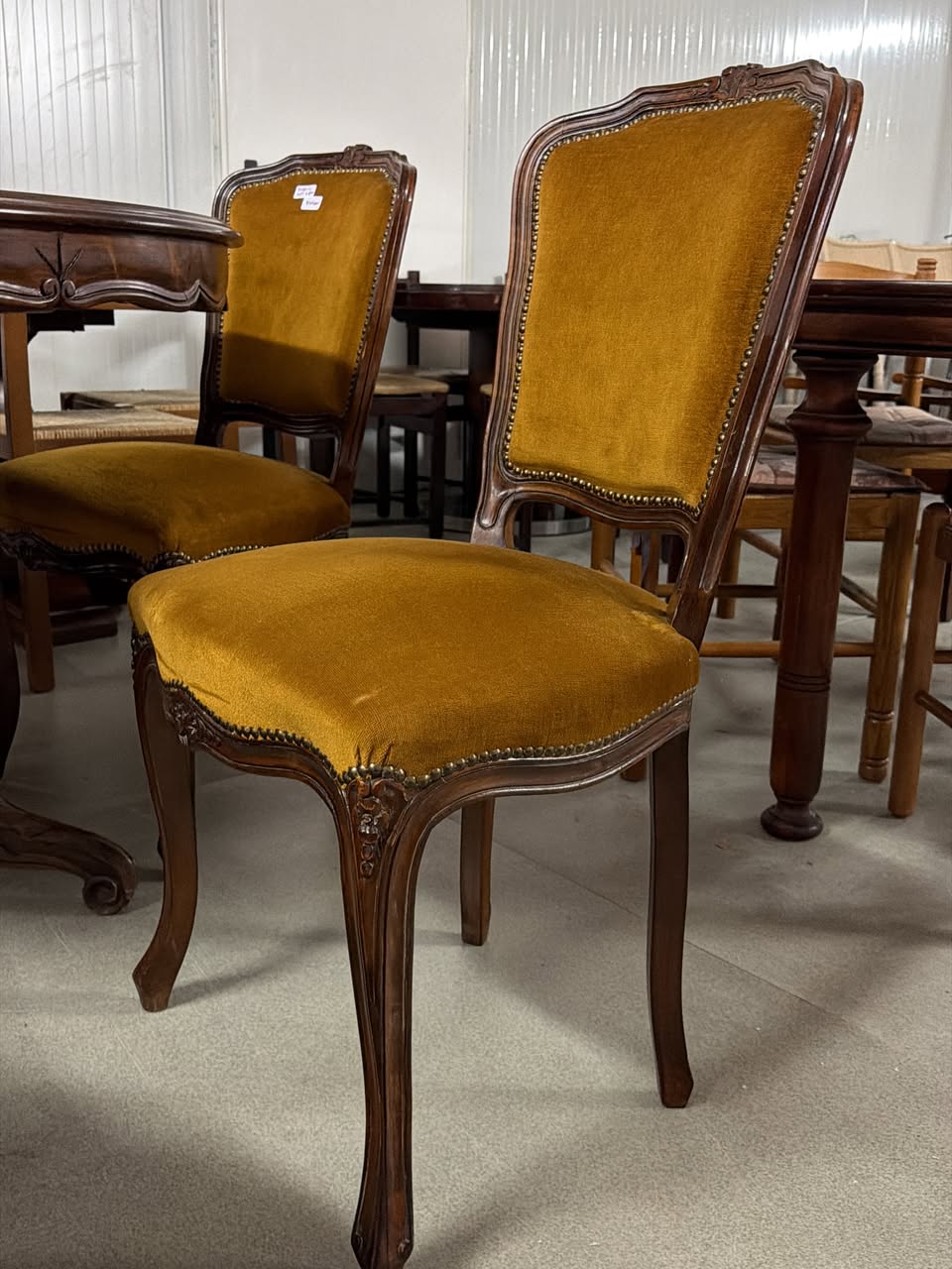Set 4 scaune din lemn masiv sh de calitate italiană 3480/U