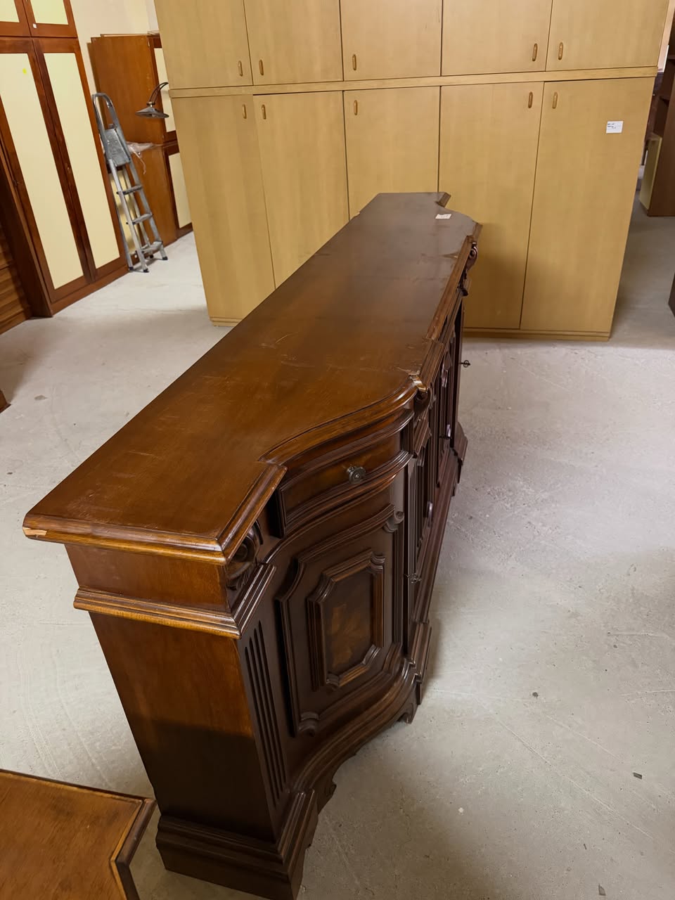 Comodă vintage din lemn masiv sh de calitate italiană 3430/U - imagine 4