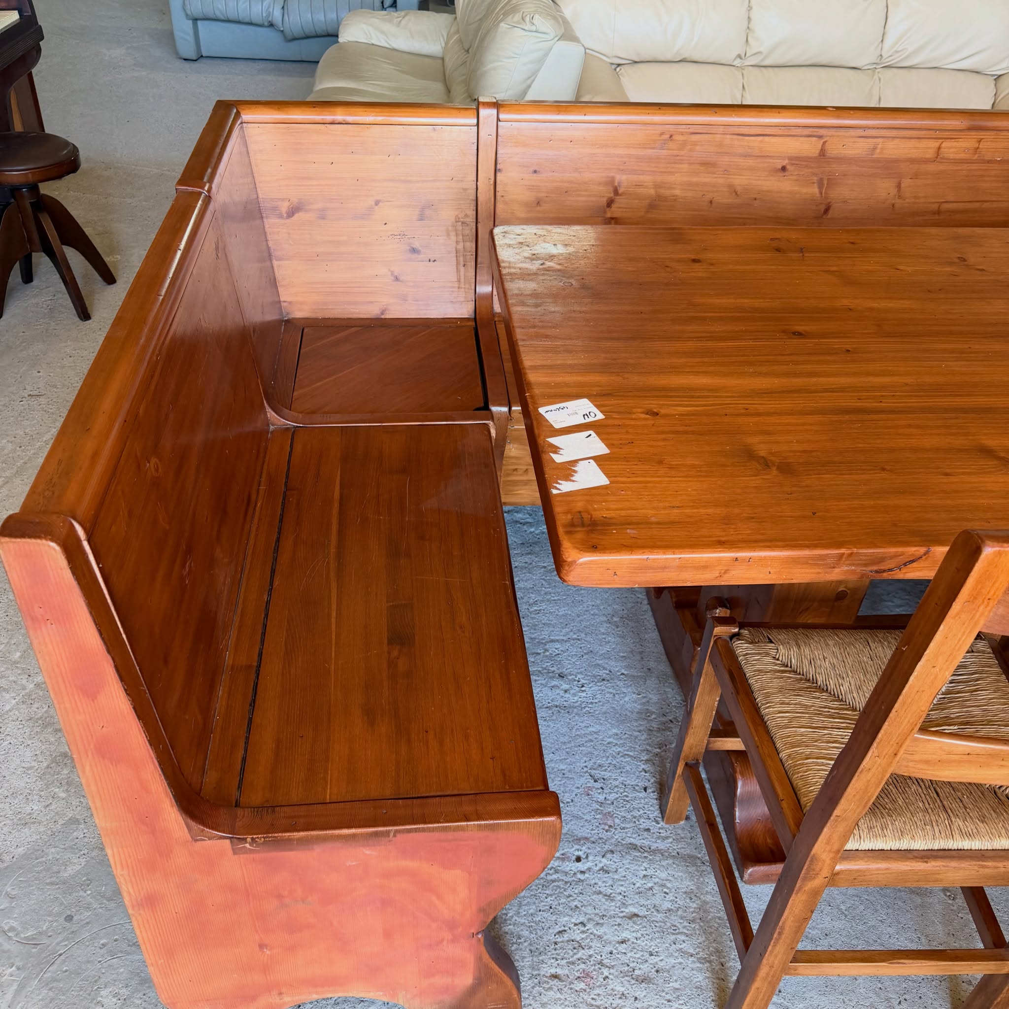 Coltar din lemn masiv second hand de calitate italiană 385/U - imagine 6