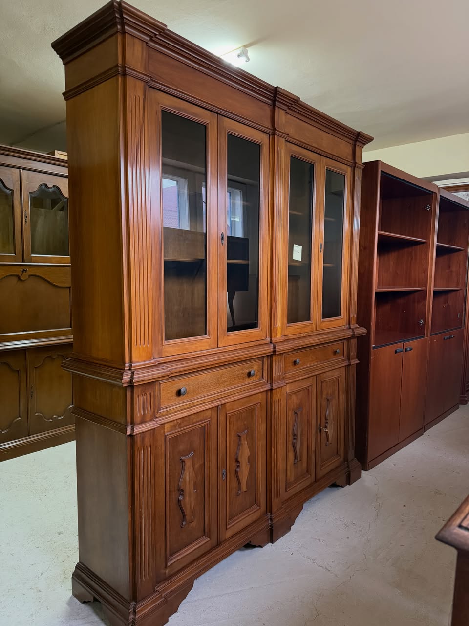 Vitrină bibliotecă din lemn sh de calitate italiană 3701/U - imagine 4