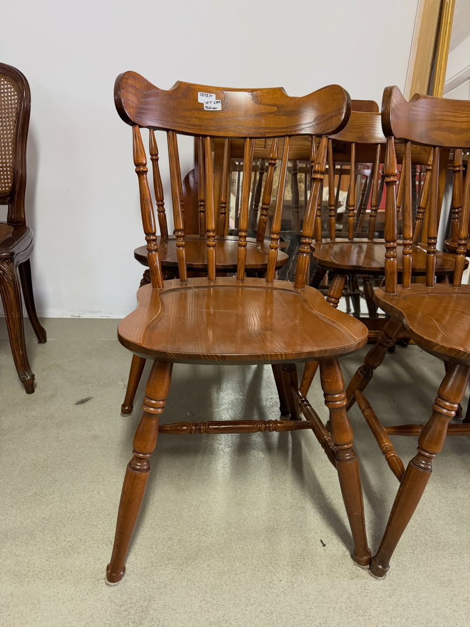 Set 6 scaune din lemn masiv sh de calitate italiană 3818/U