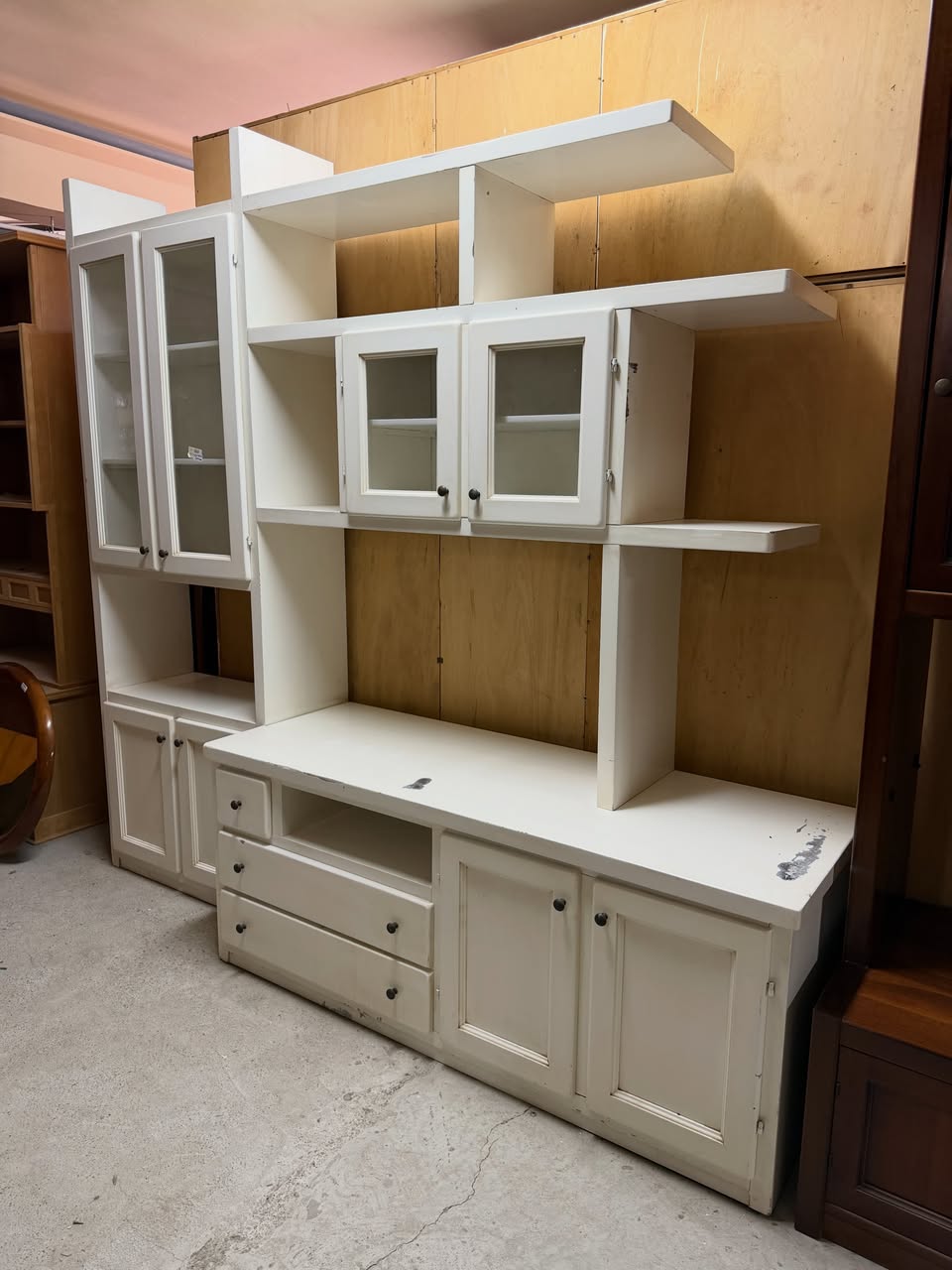 Mobilier living din lemn masiv sh de calitate italiană 4317/U