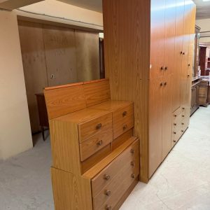 Set dormitor cu șifonier, comodă și 2 noptiere sh de calitate italiană 4746/U