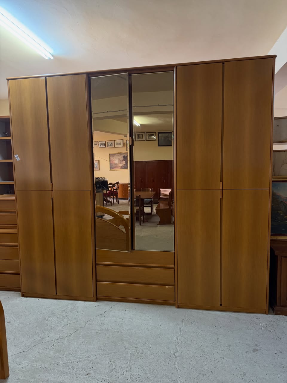 Dormitor complet cu structură din lemn masiv sh de calitate italiană 4779/U - imagine 8